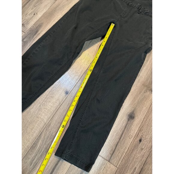 Roamers 28 Faded Black Denim Overalls Hemp Organic Cotton Adjustable Straps Pock - Picture 5 of 11